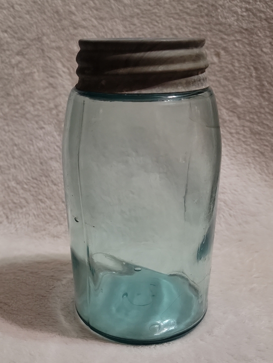Vintage Blue Ball Mason Jar